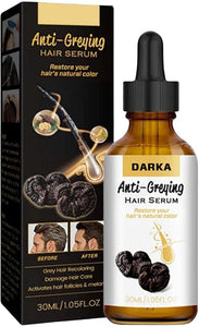 (100pcs) Hair Darkening Se-Rum, Darka Anti-greying Hair Se-Rum, Nutrient Natural Darkening Se-Rum 30 ML